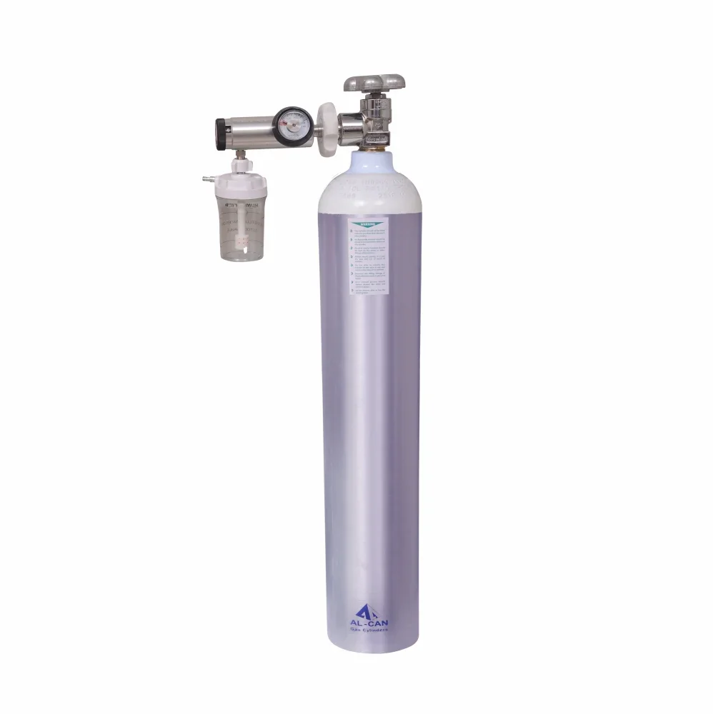 Aluminium Oxygen Cylinder 10L with OXY Kit